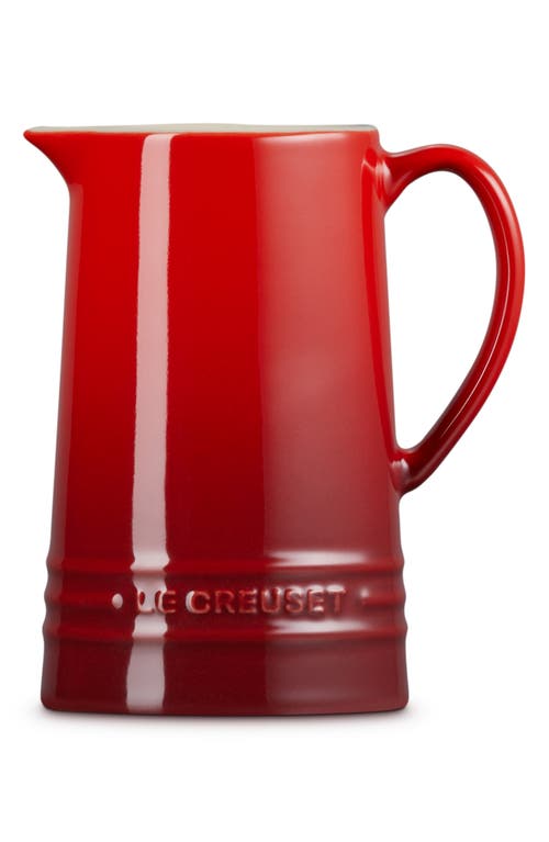 Le Creuset Small Stoneware Pitcher In Cerise
