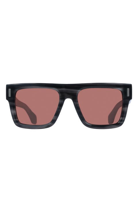 53mm Square Sunglasses