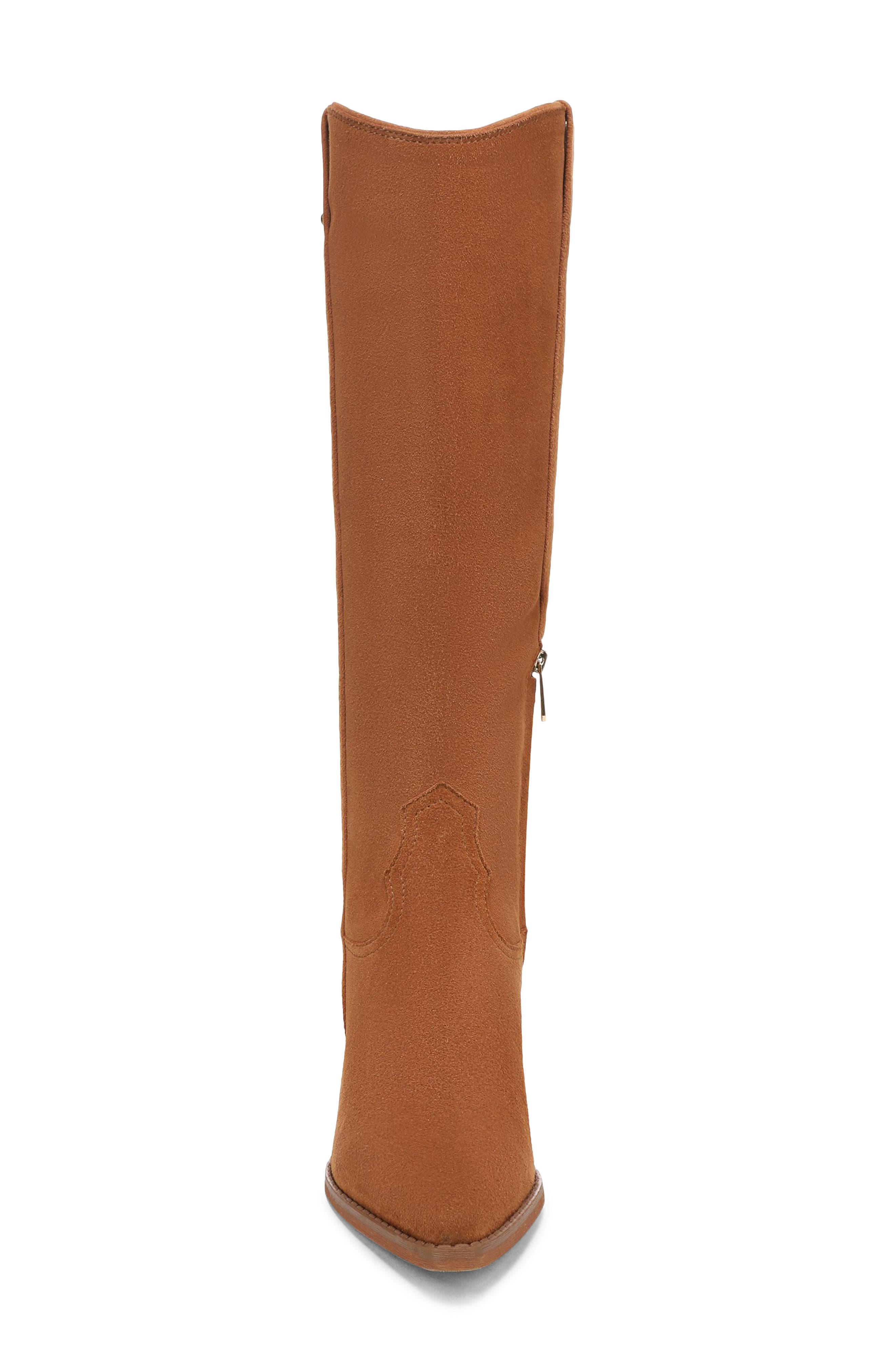 Sam Edelman Wyatt Knee High Western Boot, Alternate, color, Frontier Brown