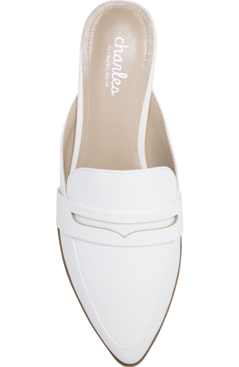 Charles by Charles David Enya Mule, Alternate, color, White