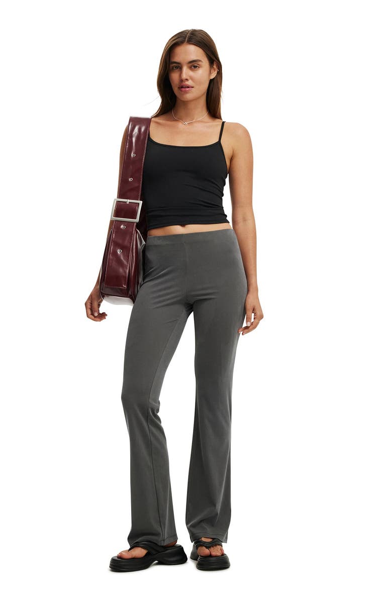 Cotton On Women's Honey Clean Waist Pant, Alternate, color, Charcoal