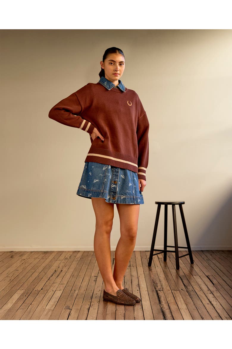 Nobody's Darlin Knit Sweater, Main, color, Navy