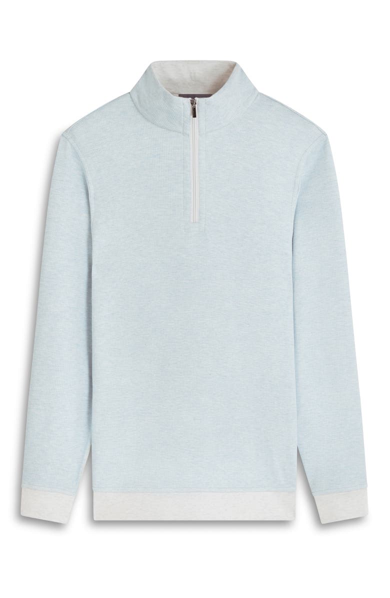 Bugatchi Quarter Zip Pullover, Alternate, color, 