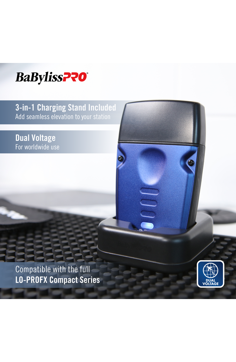 BaBylissPRO LO-PROFX Compact Series Single-Foil Shaver, Alternate, color, Blue