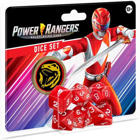 Power Rangers Game Dice Set