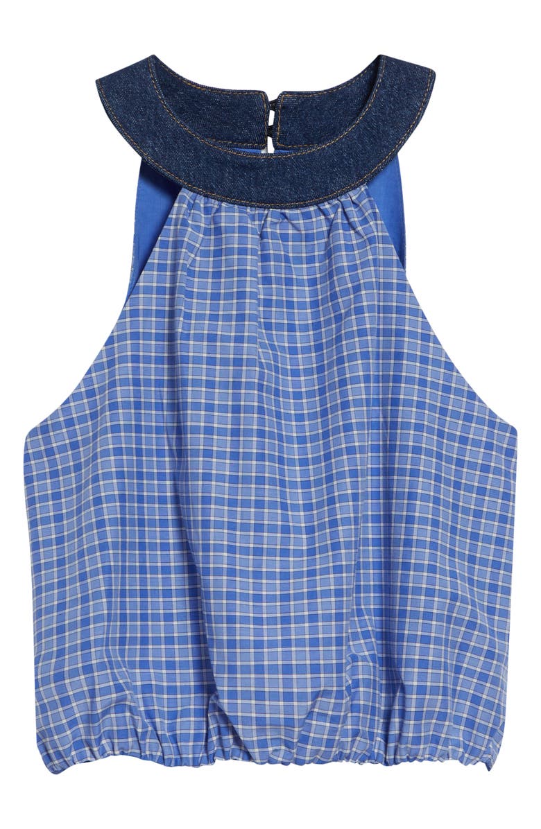Cinq à Sept Cassidi Sleeveless Top, Alternate, color, Bleu Crush/ Ultramarine Multi
