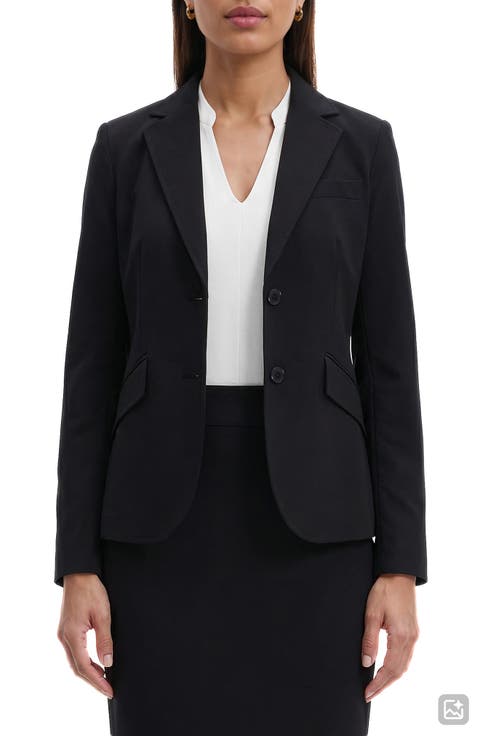 Two-Button Stretch Blazer