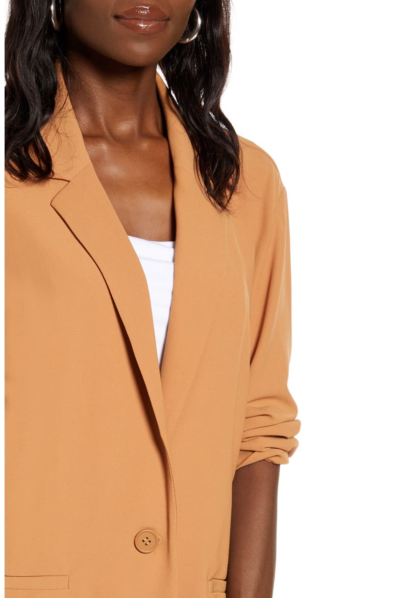 Boyfriend Blazer, Alternate, color, TAN LION