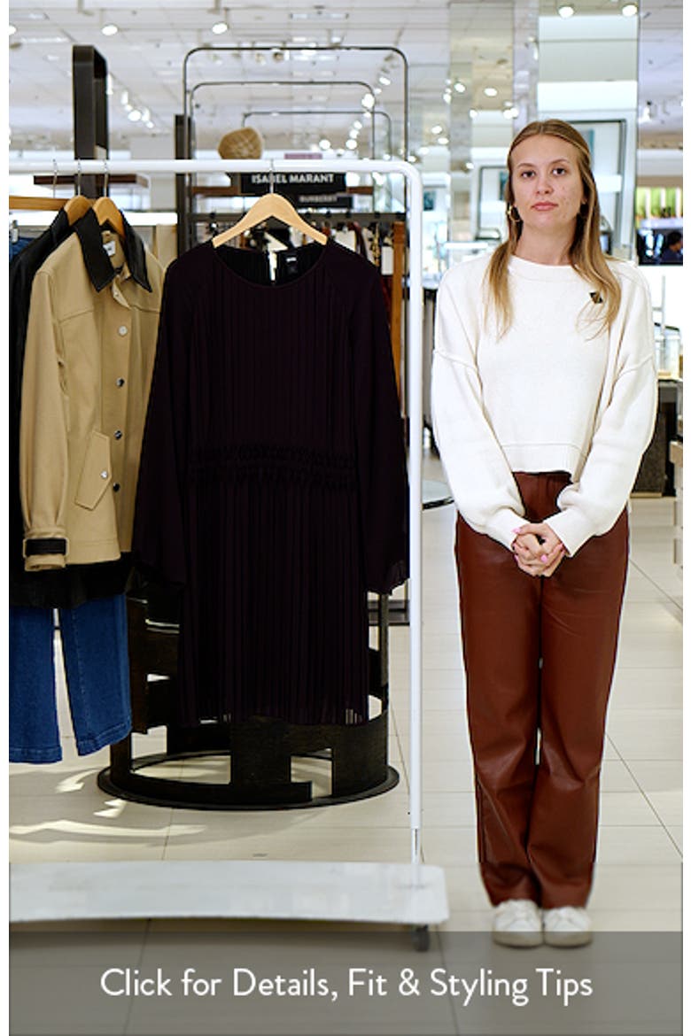 Daliette Pleated Long Sleeve Dress video