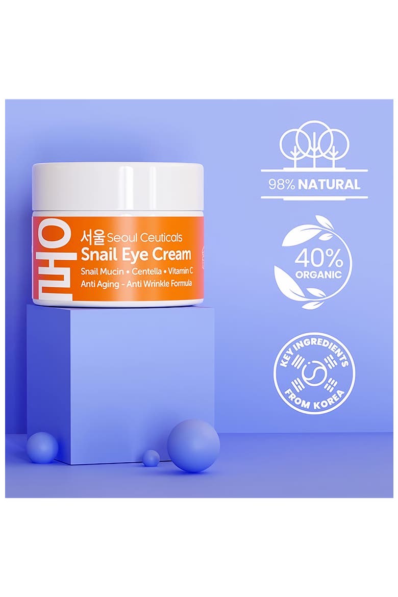 Korean Skincare Snail Eye Cream, Alternate, color, Clear