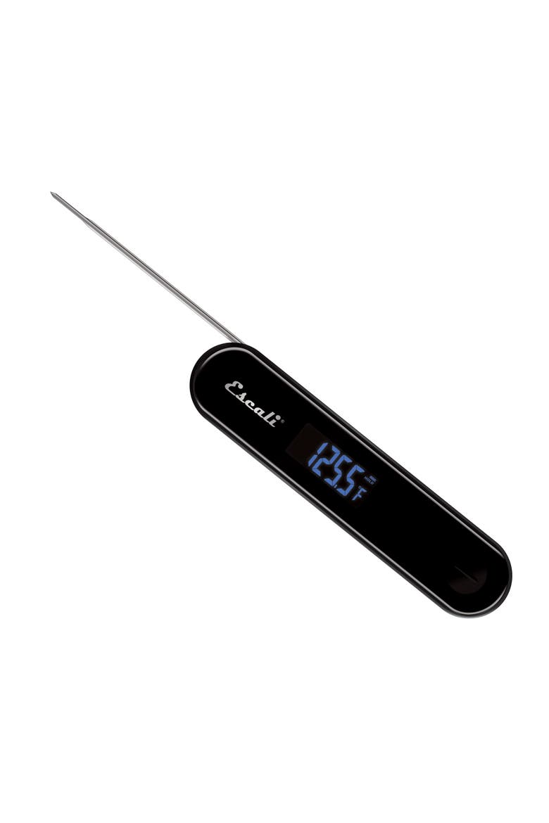 Stelo Waterproof Folding Thermometer, Main, color, Black