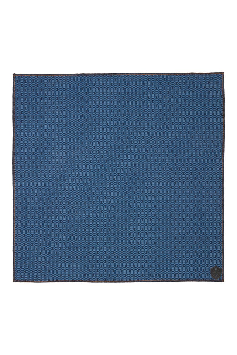 Polka Dot Cotton Pocket Square, Alternate, color, BLUE