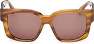 Max Mara Glimpse 54mm Round Sunglasses