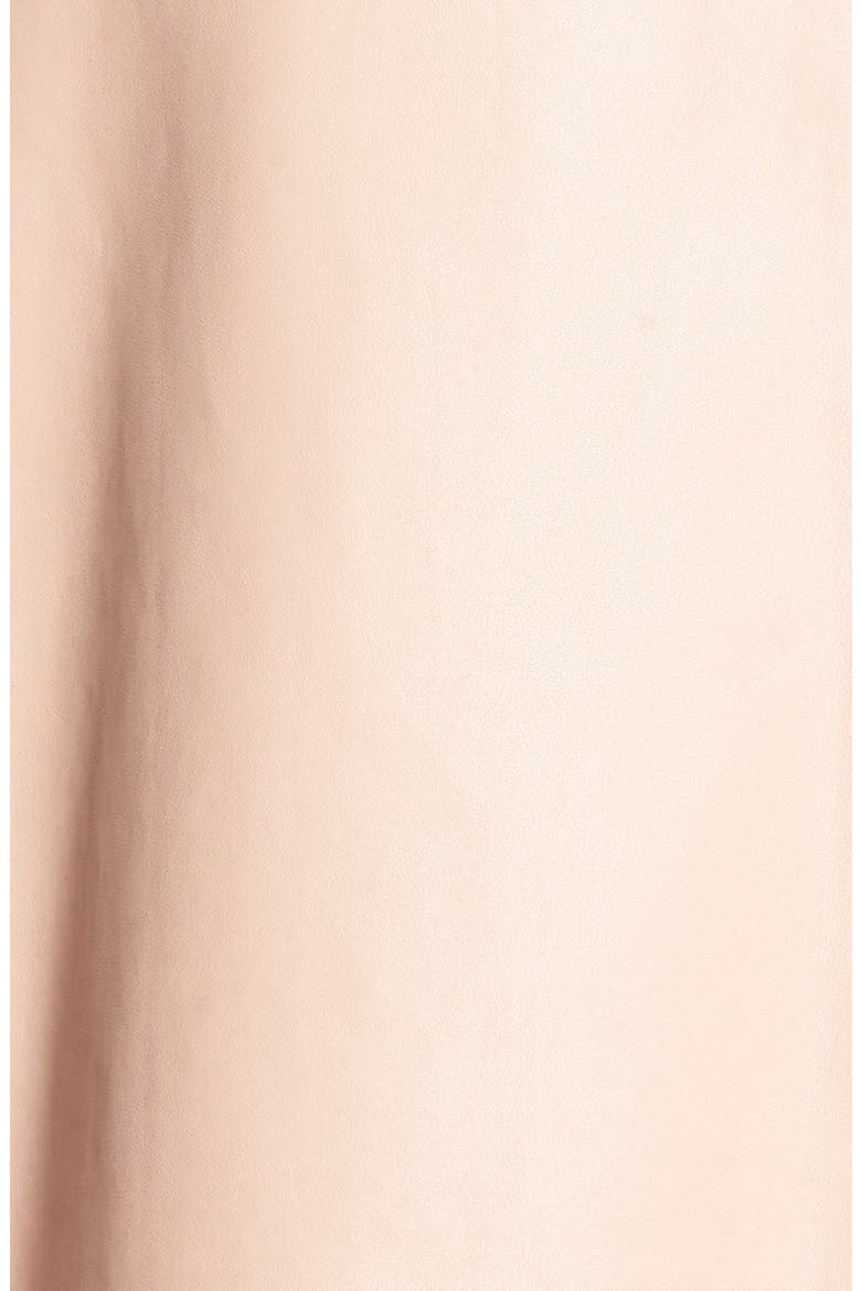 Faux Leather Skater Dress, Alternate, color, DUSTY PINK