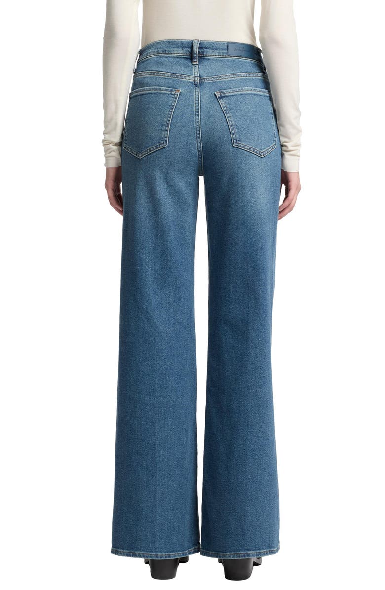 7 For All Mankind Jo Ultra High Waist Wide Leg Jeans, Alternate, color, Sea Level