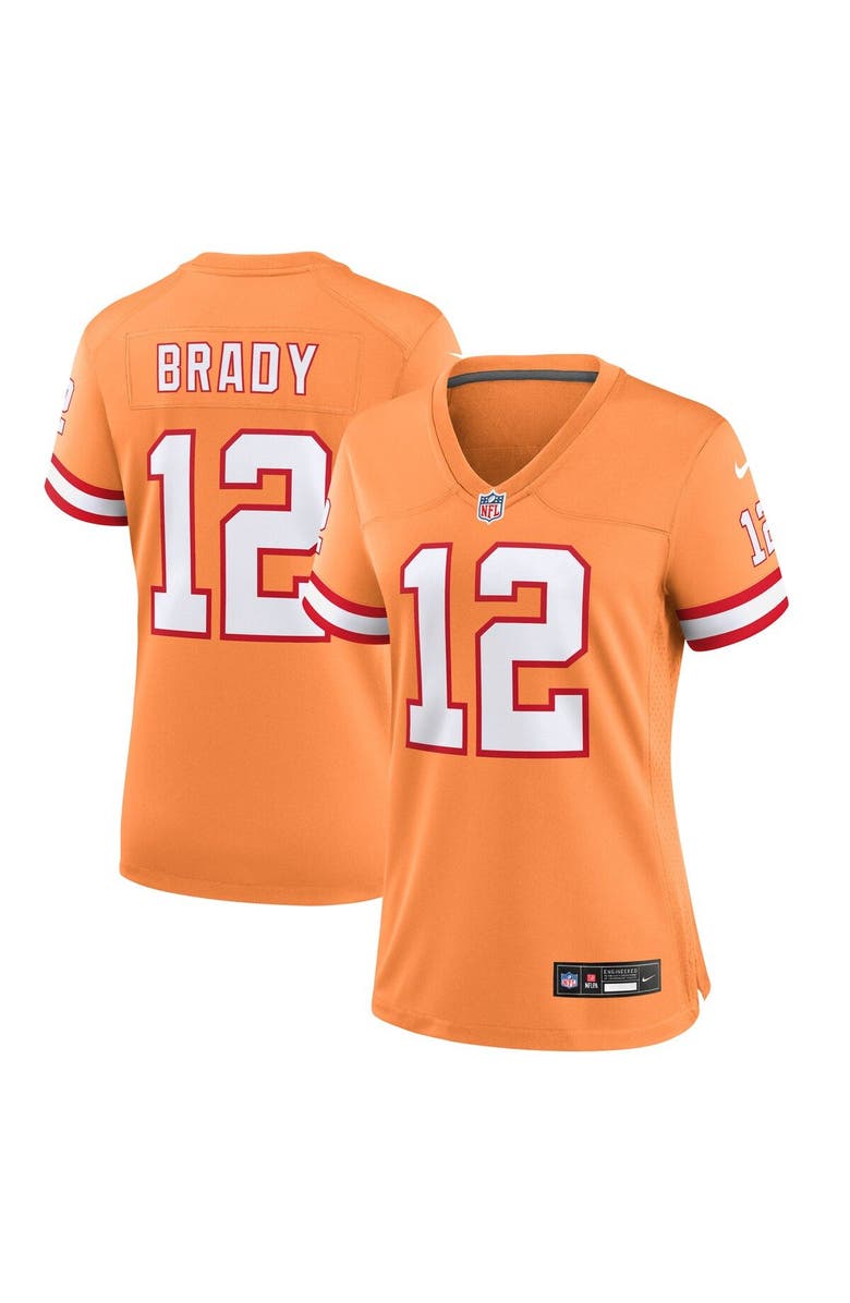 Nike Women's Nike Tom Brady Orange Tampa Bay Buccaneers Player Jersey, Main, color, Orange