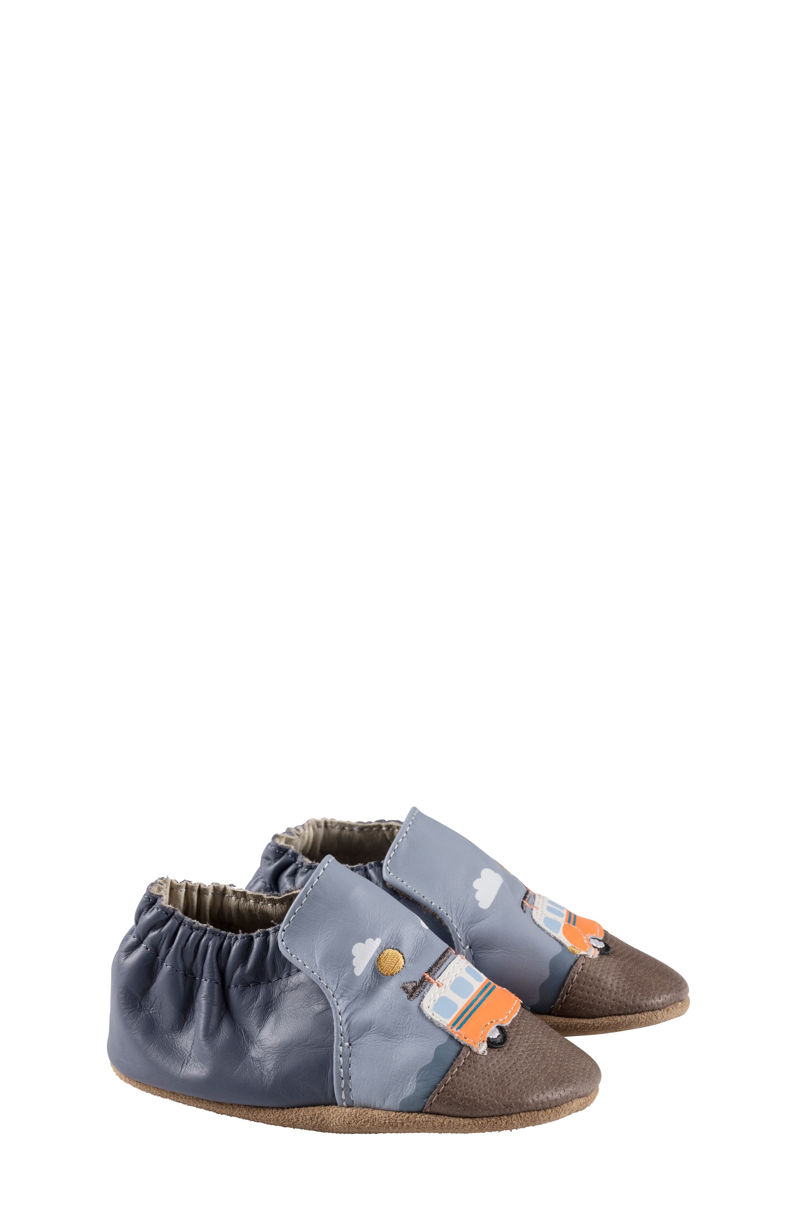 Robeez<sup>®</sup> Surfing Summer Crib Shoe, Main, color, 