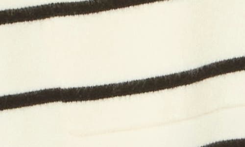 Ellen Tracy Stripe Collared Crop Cardigan In Multi