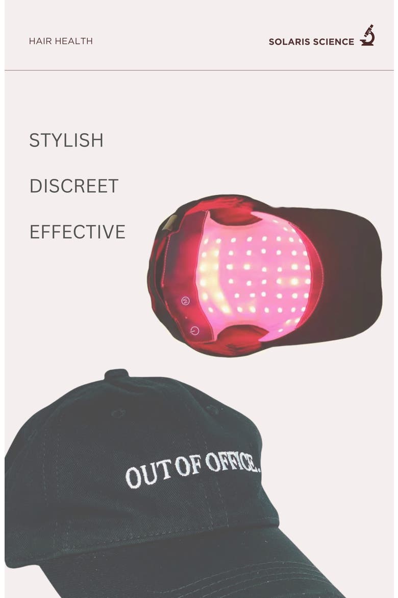 LED Hair Boost OOO Hat, Alternate, color, BLACK