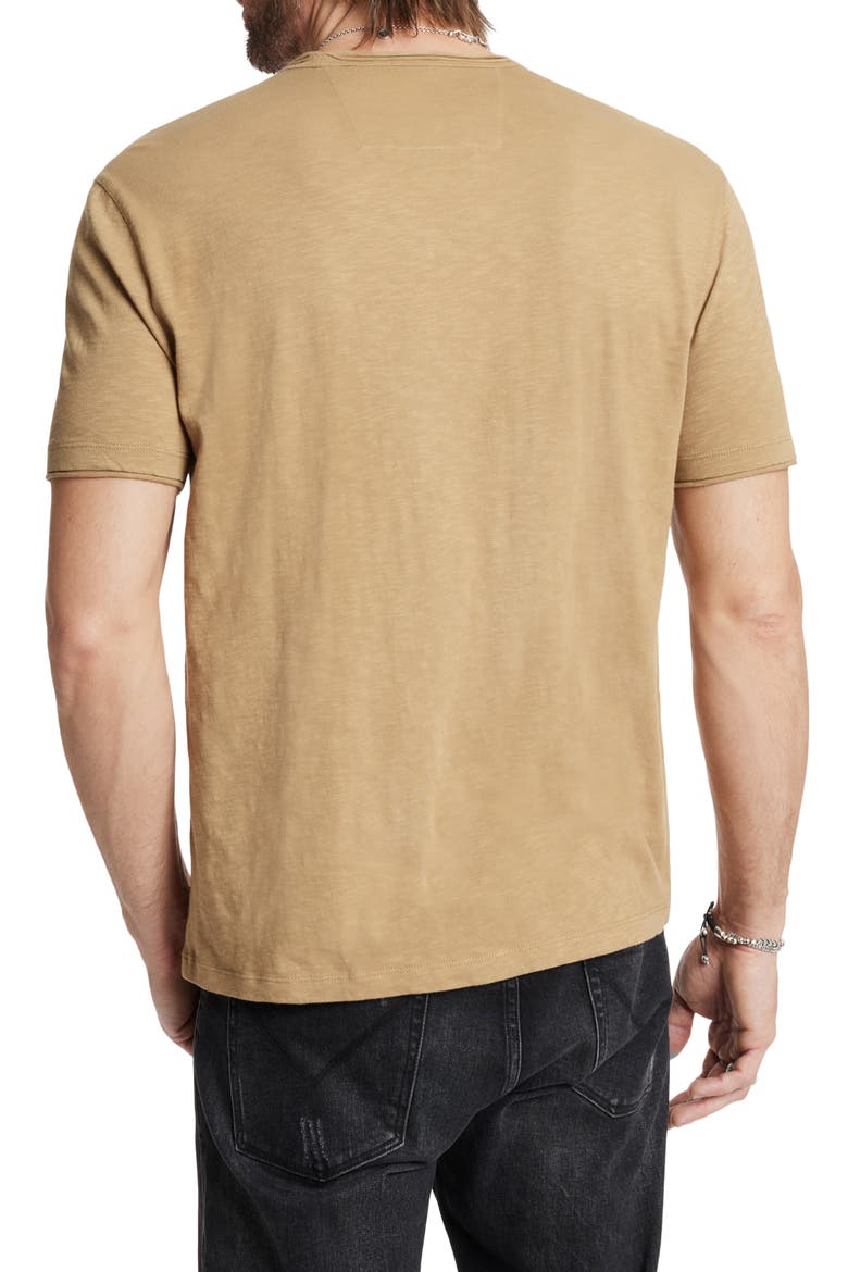 Miles Slub V-Neck T-Shirt, Alternate, color, CAMEL