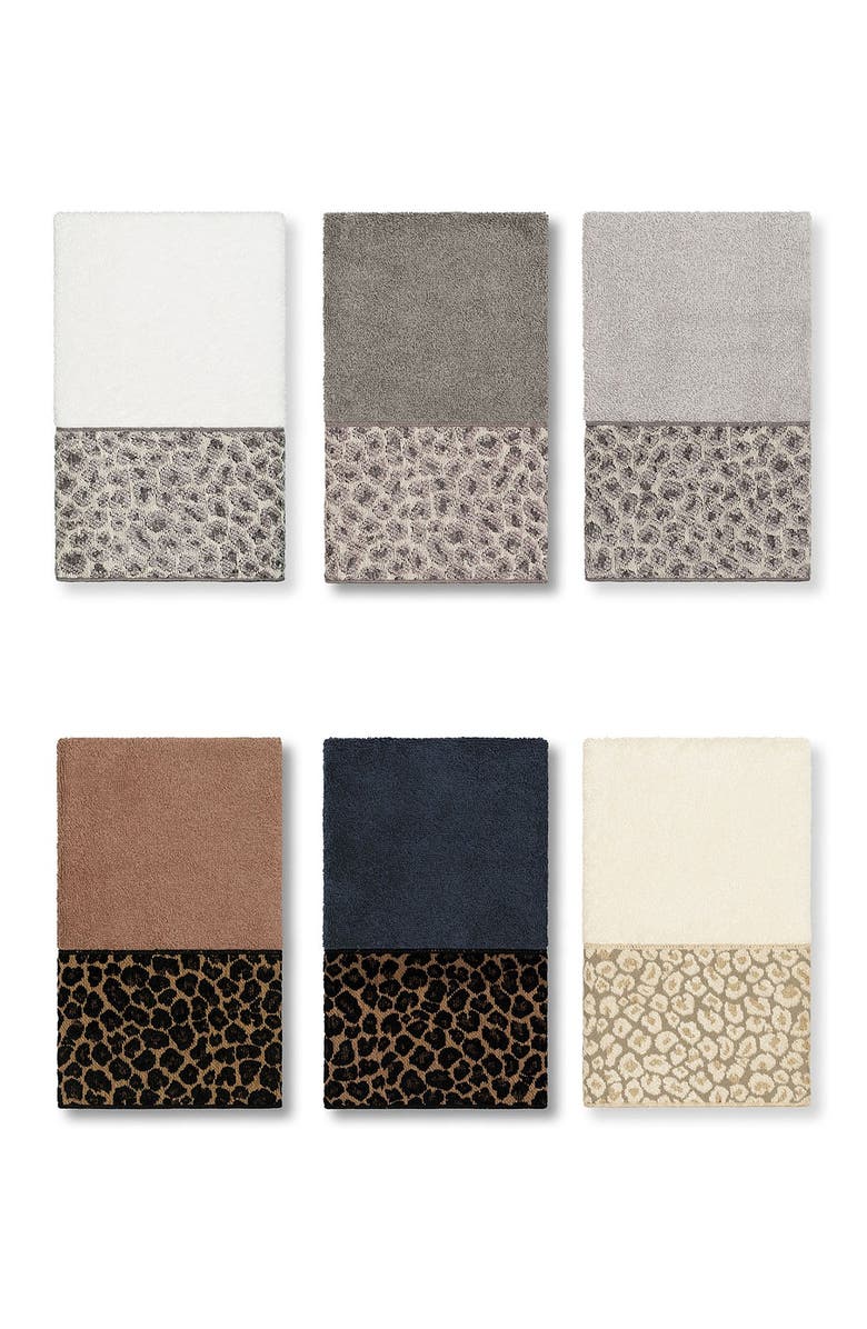 Linum Home Textiles Spots Embellished Hand Towel - Midnight Blue, Alternate, color, Midnight Blue