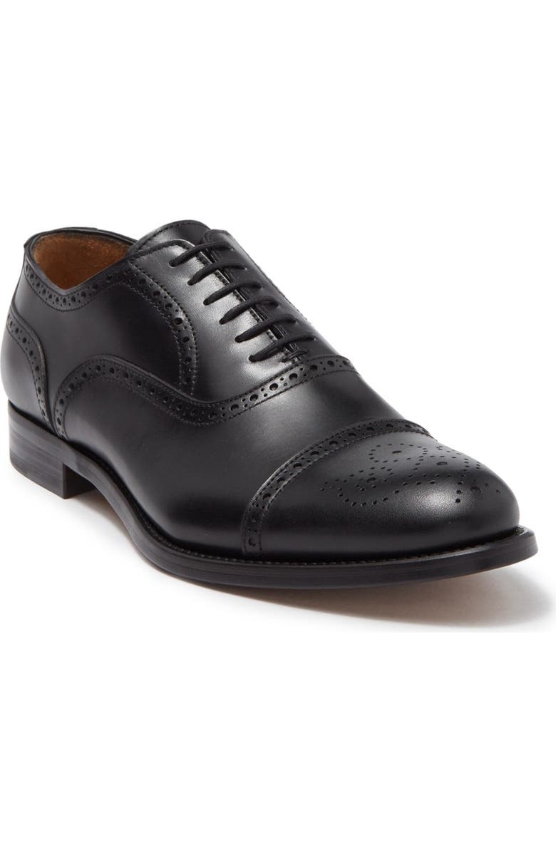 ANTONIO MAURIZI Leather Medallion Cap Toe Oxford, Alternate, color,