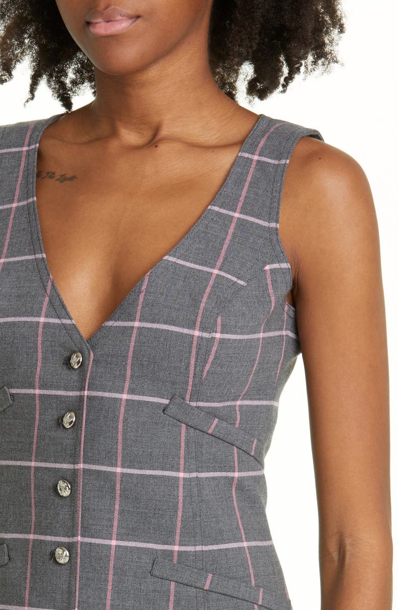 Smythe Plaid Waistcoat, Alternate, color, 