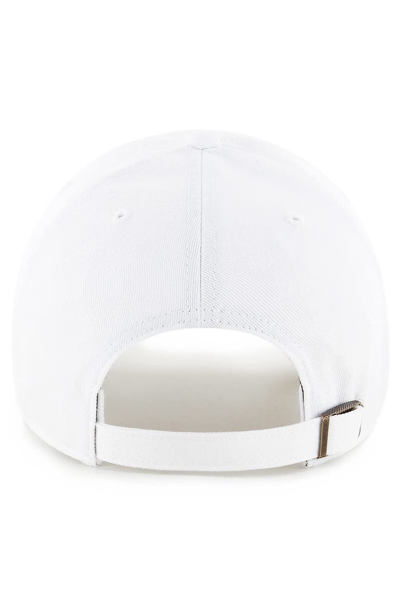 Men's '47  White NASCAR Clean Up Adjustable Hat, Alternate, color, White