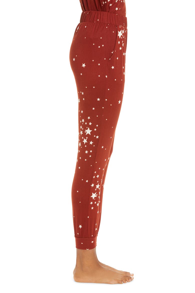 Lounge Joggers, Alternate, color, BURGUNDY