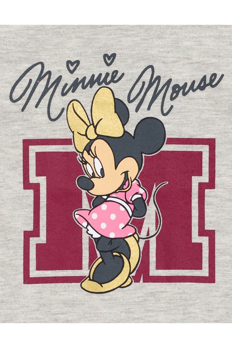 Minnie Mouse Vest Tee and Leggings Set, Alternate, color, Pink Grey Minnie