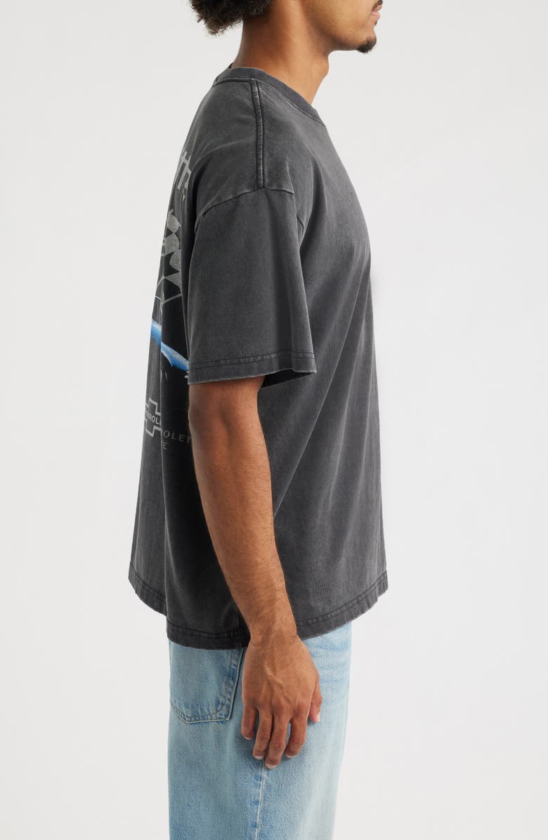 ID Supply Co Chevrolet Corvette Cotton Graphic T-Shirt, Alternate, color, Black Wash