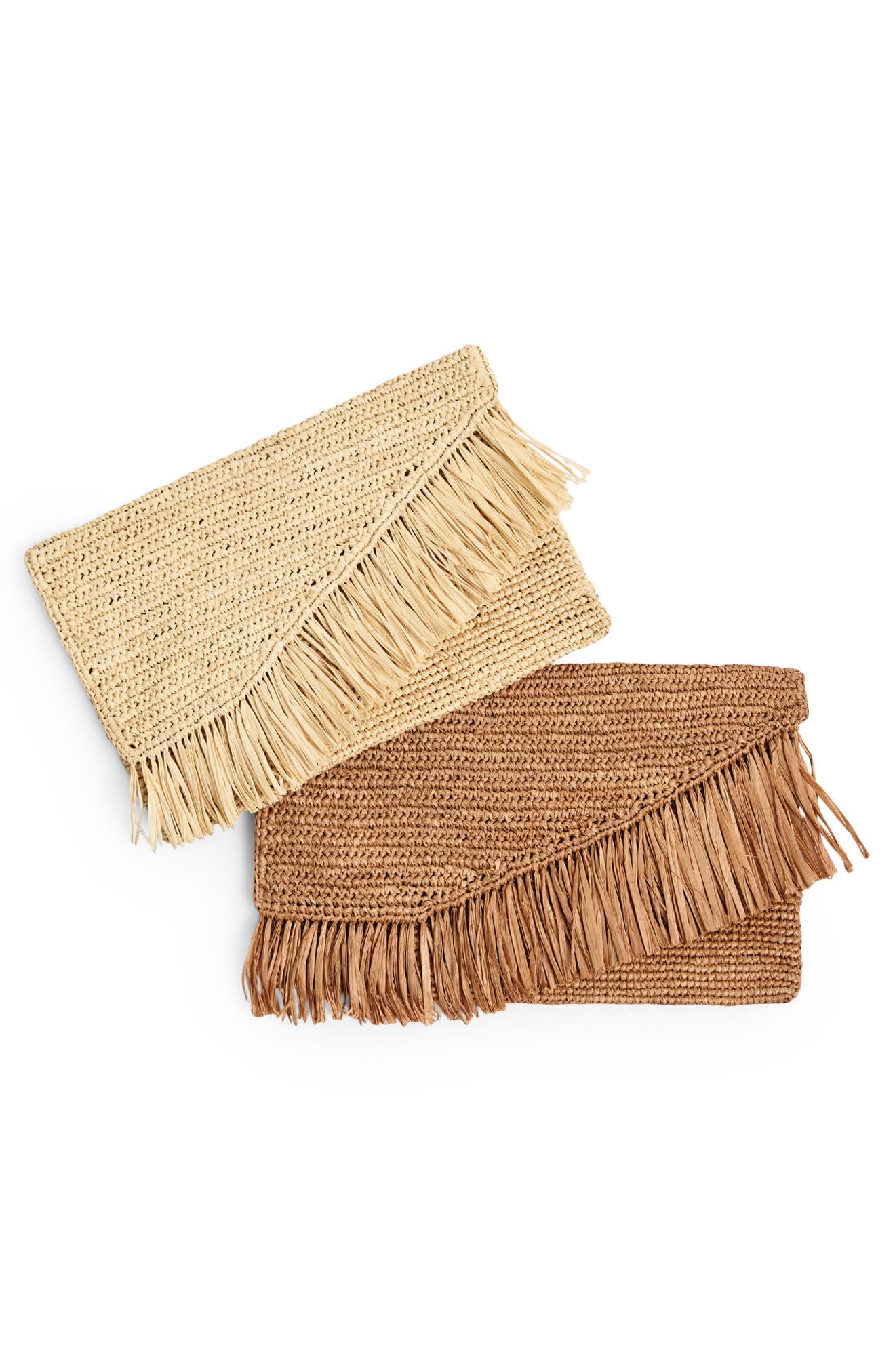 Vitamin A<sup>®</sup> Paloma Raffia Clutch, Alternate, color, Natural