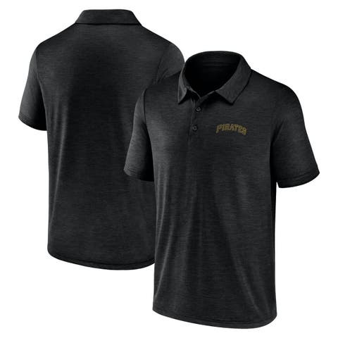 Men's  Black Pittsburgh Pirates Unstoppable Polo