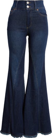 Alice + Olivia Burnt Orange Flare on sale Jeans