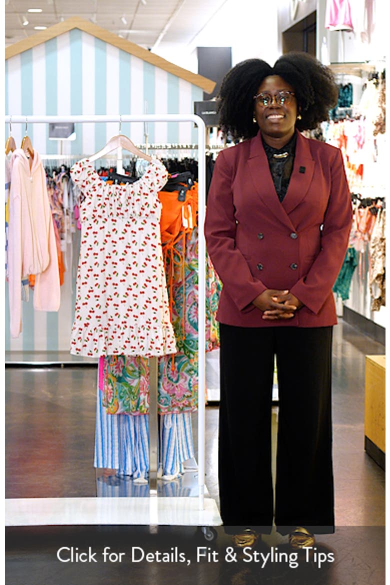 Kids' Cherry Puff Sleeve Dress video