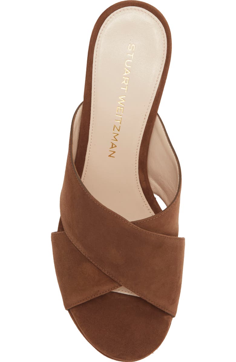 Stuart Weitzman <p>Dayna Platform Sandal (Women)</p>, Alternate, color, Cigar