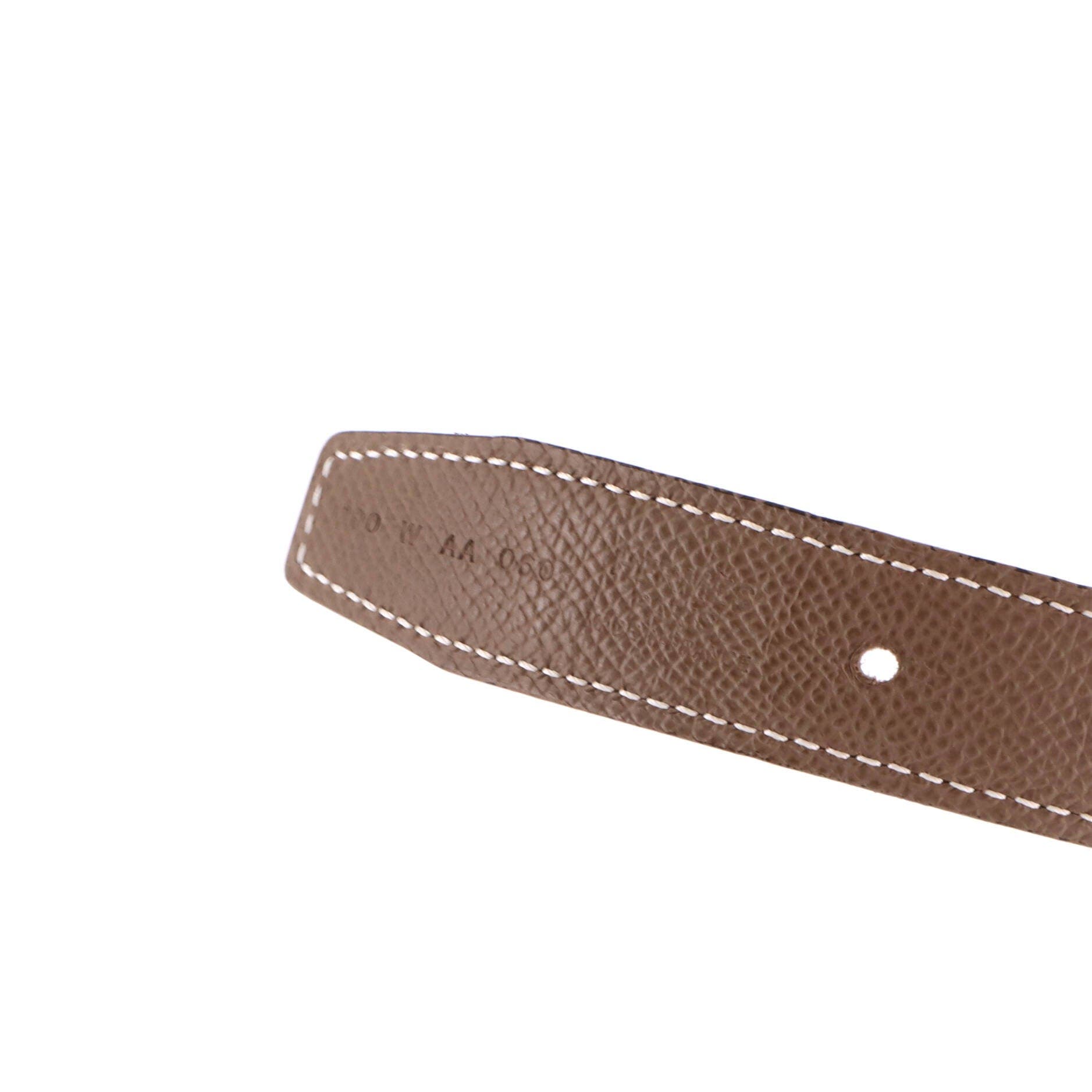 Constance Reversible Belt Leather Thin, Alternate, color, Grey