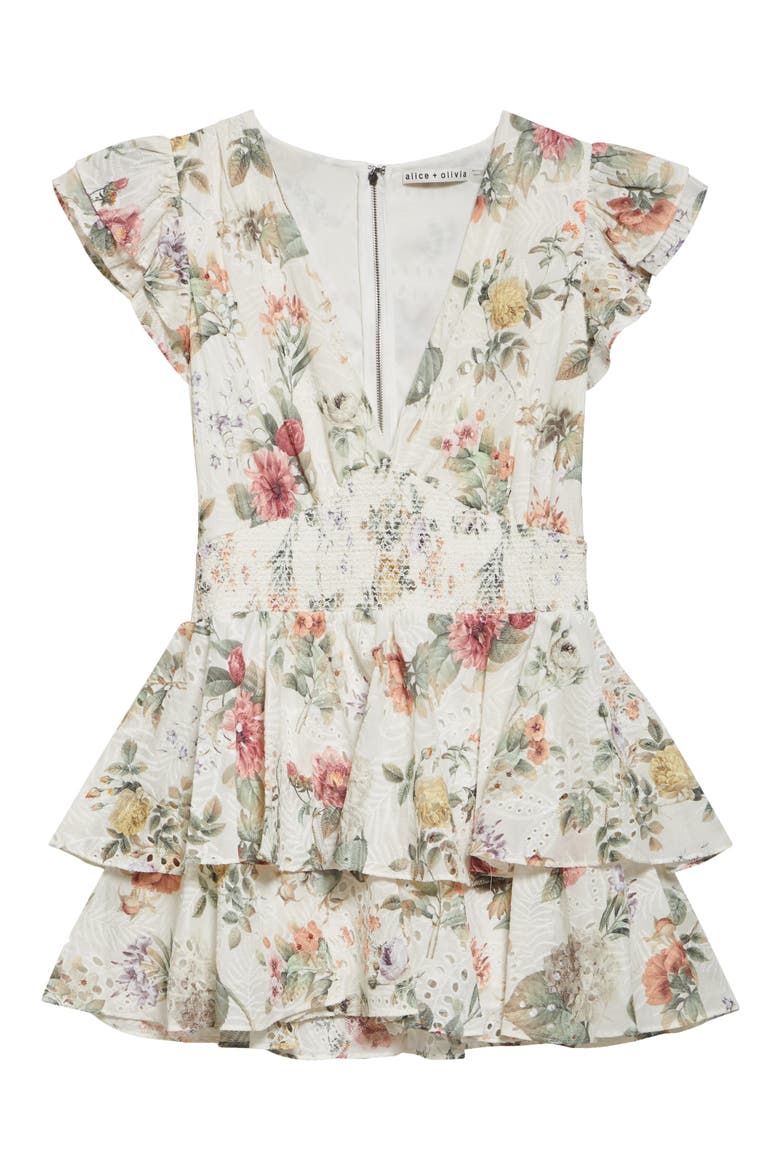Kessie Tiered Ruffle Romper, Alternate, color, SWEET NOTHINGS