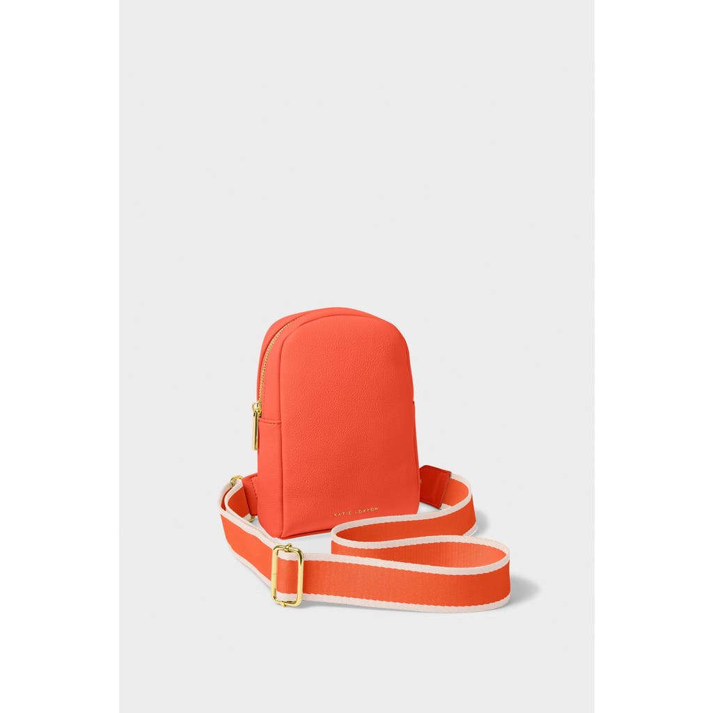 Katie Loxton Kaite Canvas Strap Sling Bag In Orange