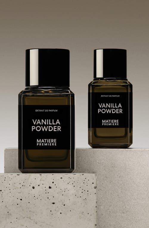 Matiere Premiere Vanilla Powder Extrait In Transparent