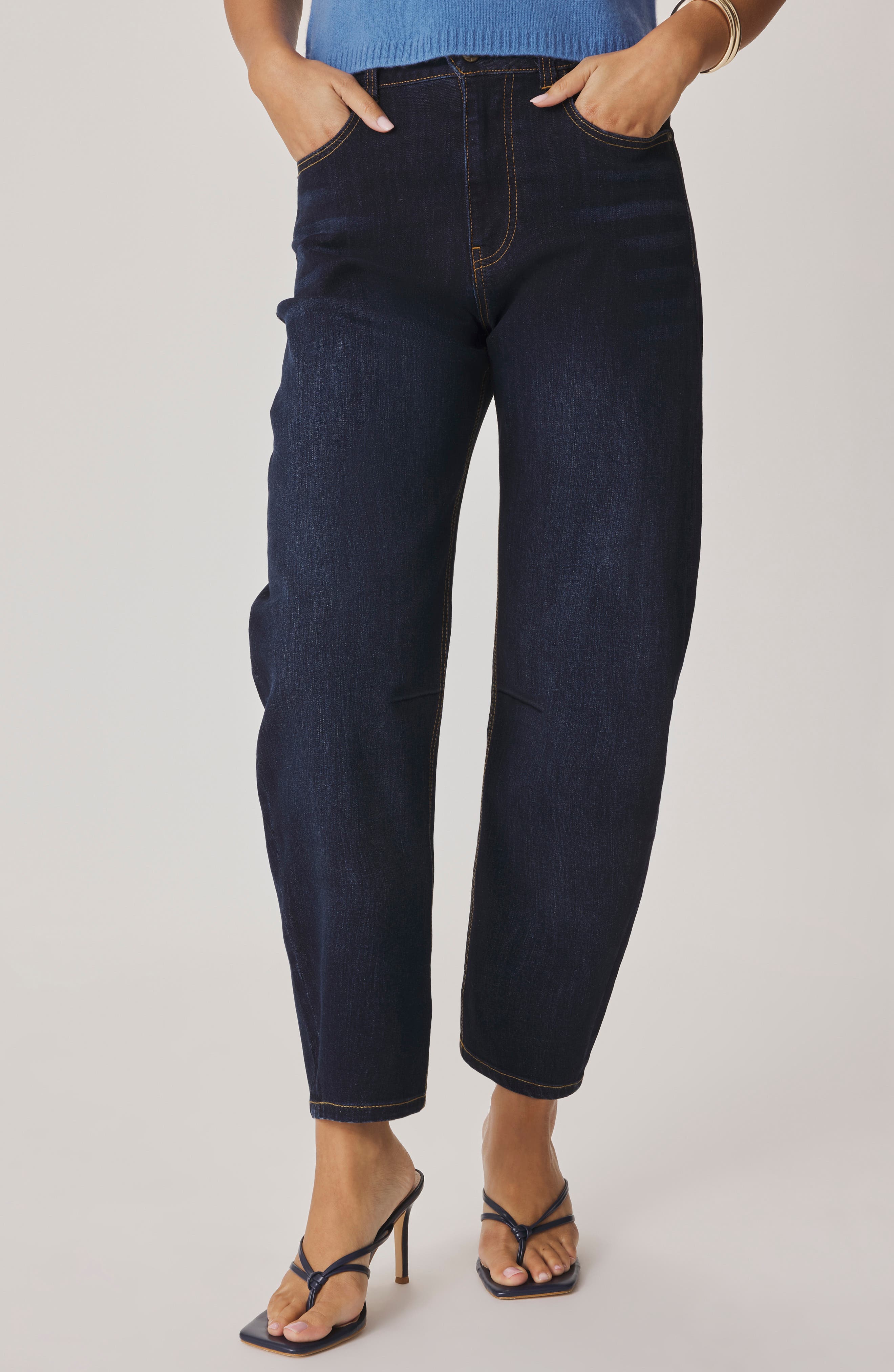 Splendid Ankle Barrel Leg Jeans