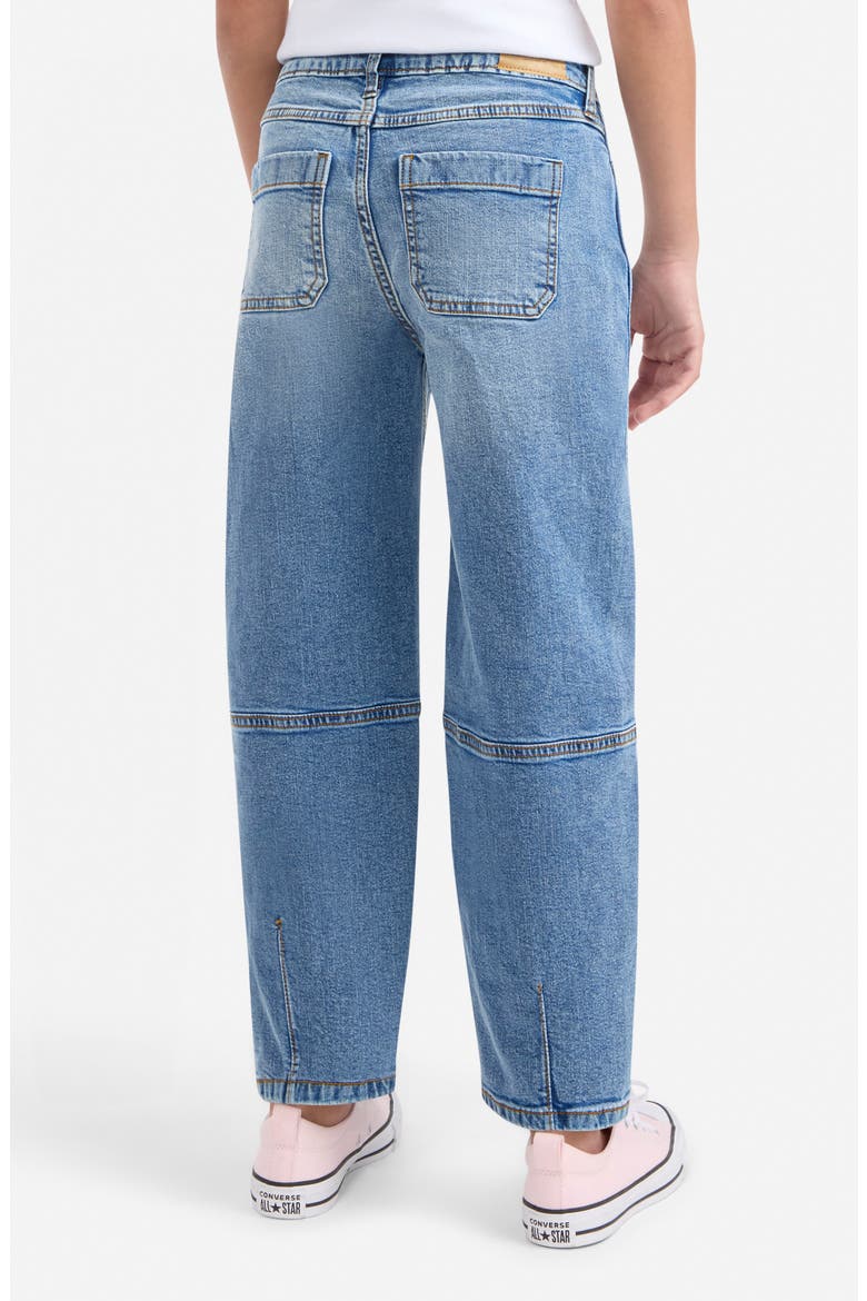 Kids' High Waist Balloon Jeans, Alternate, color, BLUE
