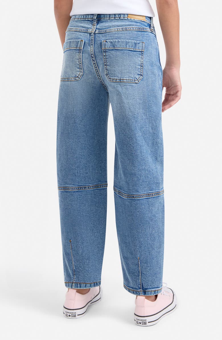 abercrombie kids Kids' High Waist Balloon Jeans, Alternate, color, Blue