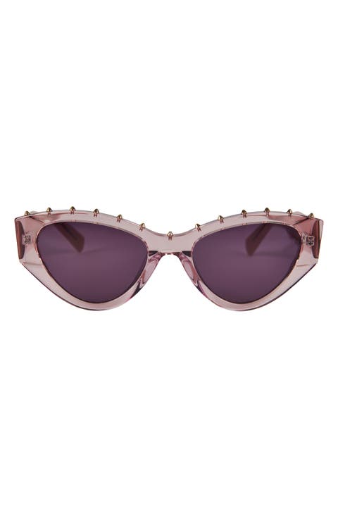 53mm Gradient Cat Eye Sunglasses