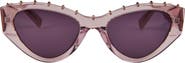 AIMEE 53mm Gradient Cat Eye Sunglasses