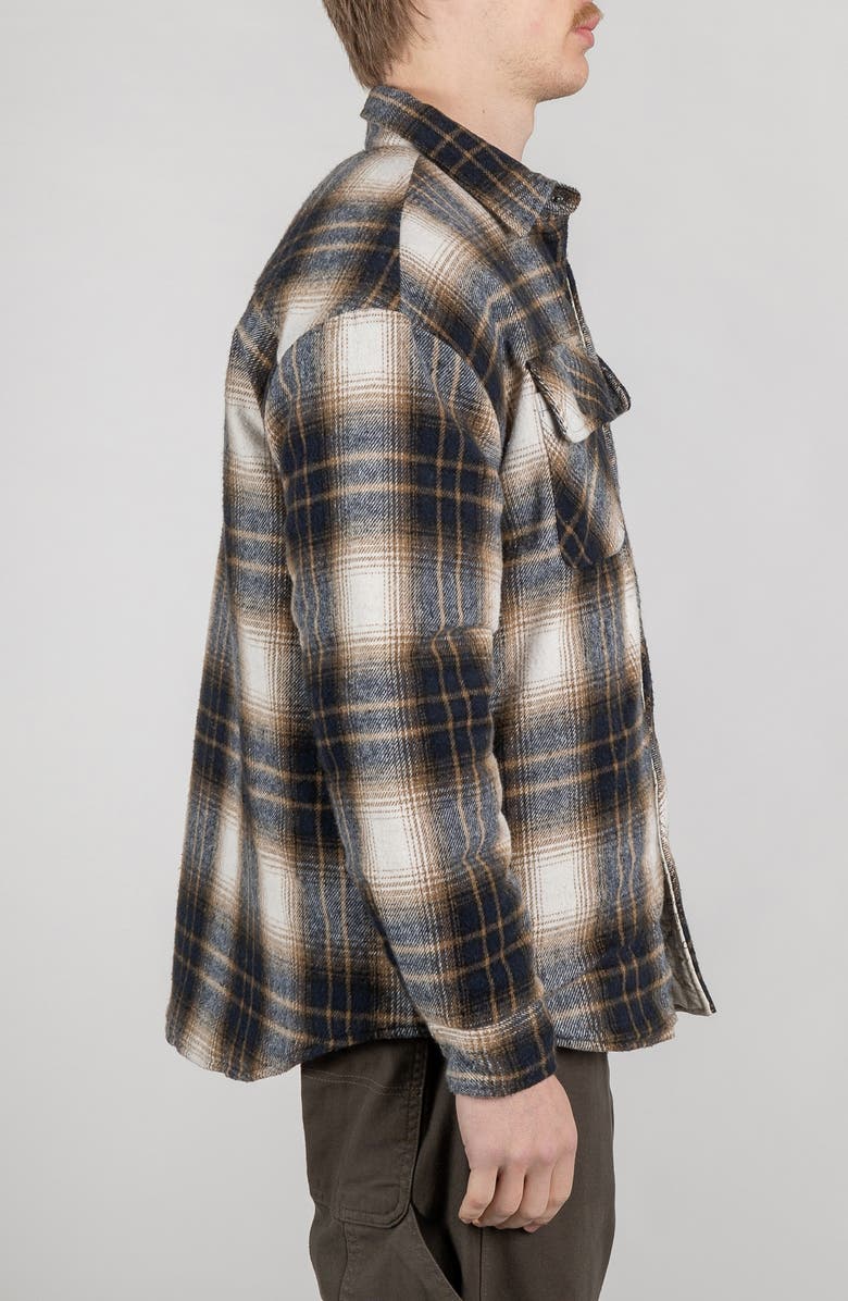 STAN RAY Plaid Cotton Overshirt, Alternate, color,