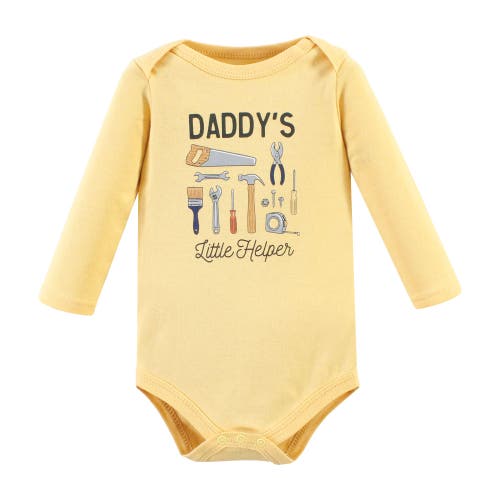 Hudson Baby Cotton Long-sleeve Bodysuits 3-pack In Multi