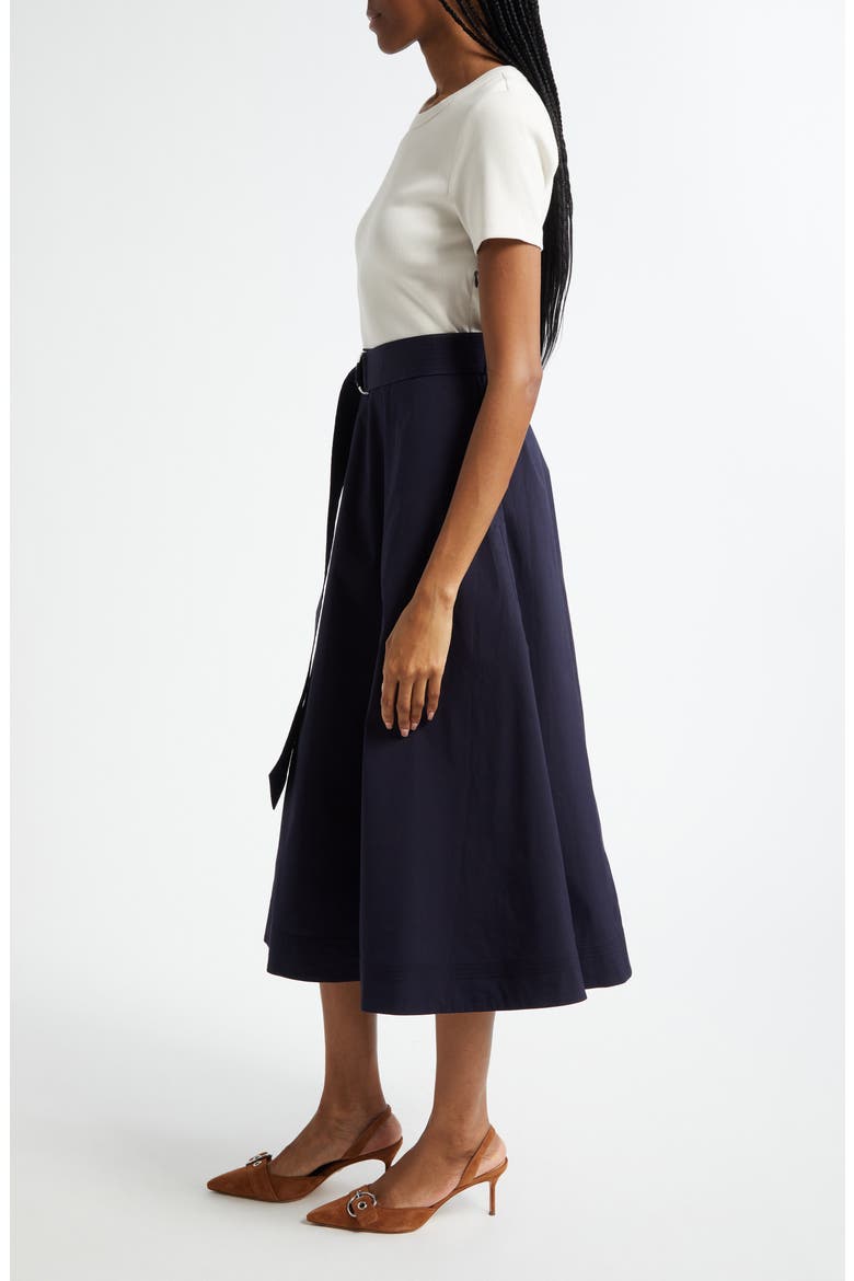 Facia Mixed Media Dress, Alternate, color, ECRU/ NAVY