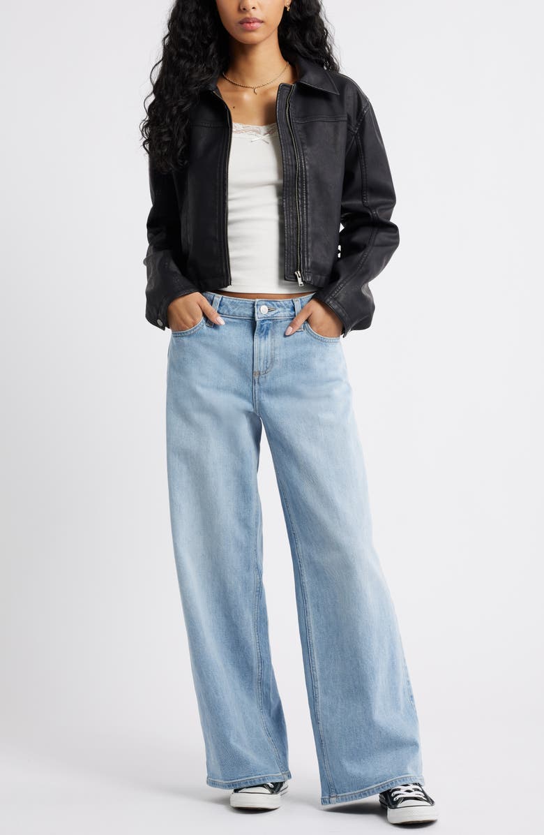 BP. Low Rise Baggy Wide Leg Jeans, Alternate, color, Alameda