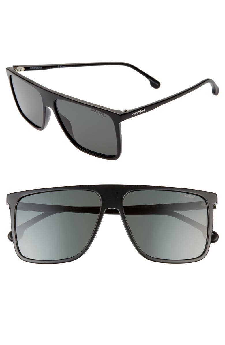 Carrera Eyewear 58mm Rectangle Sunglasses, Main, color,